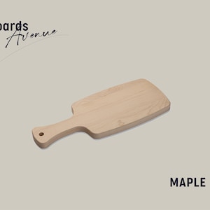 8 Pack of Maple Hardwood Serving Boards 14-1/2''x6''x0.75'' - DIY, Laser Blanks, Wholesale, Engraving Blanks