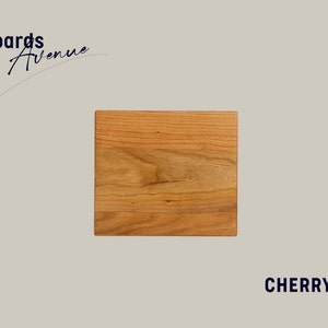 8 Pack - 8''x7''x3/4''-Cherry Hardwood Cutting Boards - DIY, Wood Blanks, Laser Blanks, Engraving Blanks, Hard Cherry