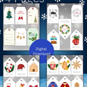 Kerstkaartjes, Cadeaukaartjes, Zelf printen, Digitale cadeaukaartjes, Vrolijk kerstfeest