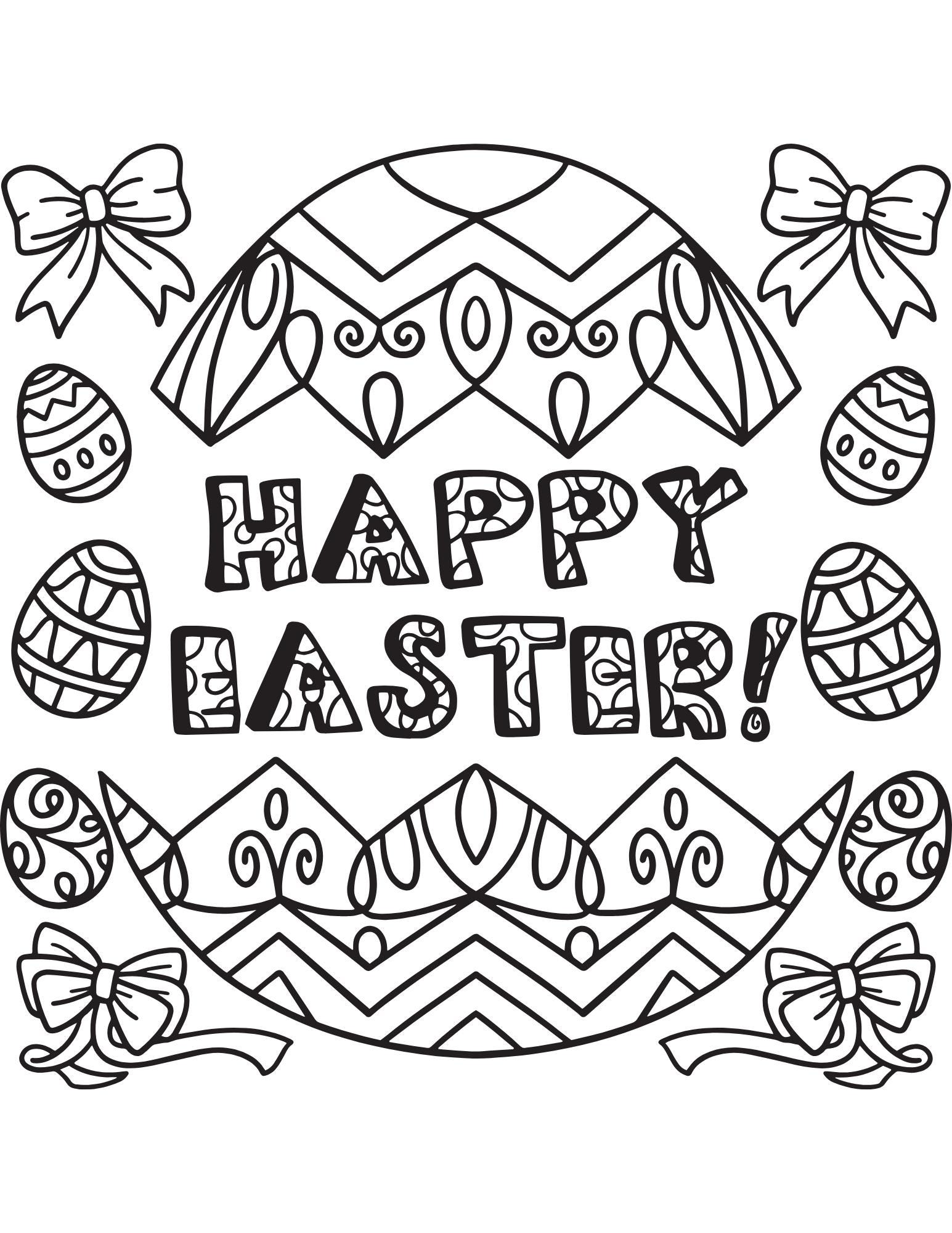 Easter Coloring Book: Jesus Resurrection, Easter Bunny (PDF) - Etsy