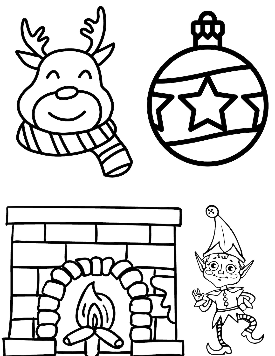 Christmas Coloring 2023 Kids Coloring Pages 10 Christmas Coloring Pages