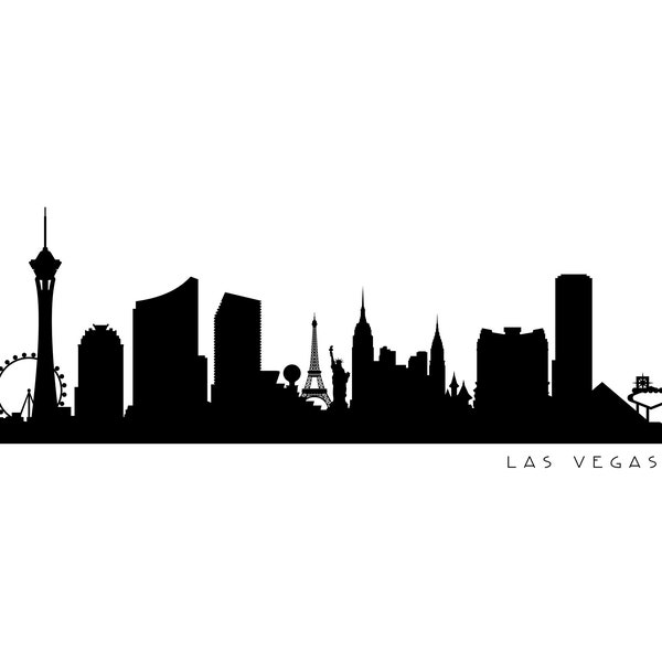 Las Vegas Skyline SVG | City Scapes | SVG | Casinos SVG