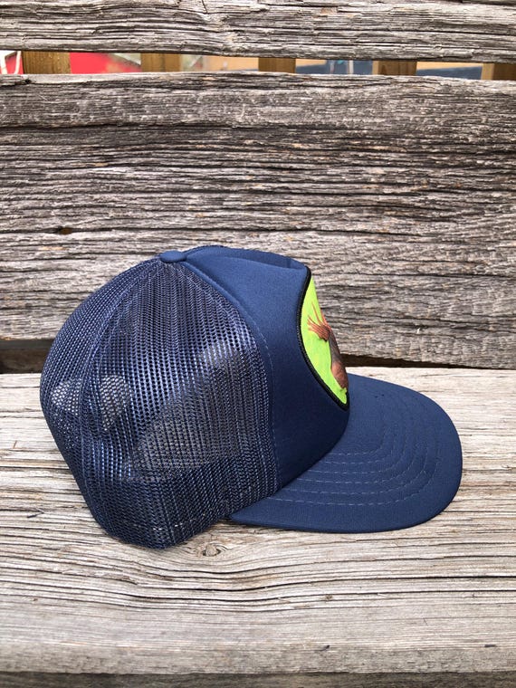 Totally rad Moose Patch Trucker Hat SnapBack 3D w… - image 4