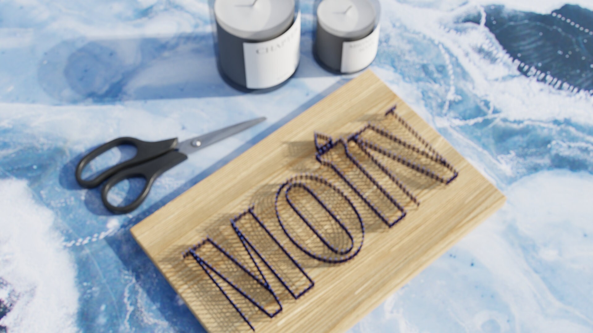 Moin Lighthouse - DIY String Art Pattern, Fadenbild, Threadart for ...