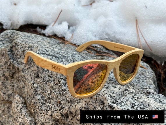 Bamboo sunglasses sale