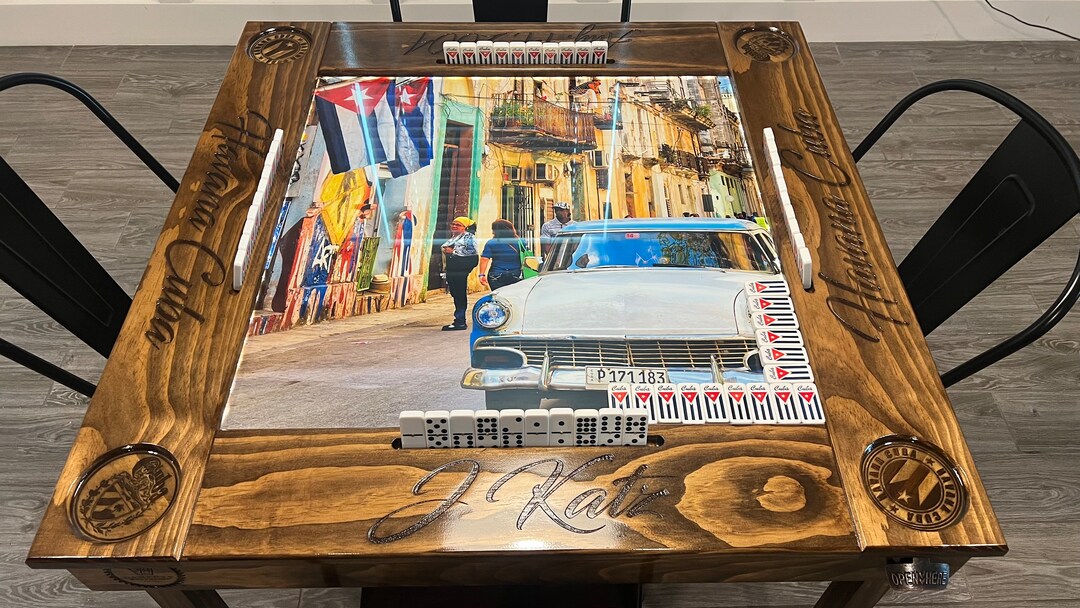 Custom Cuban Domino Table - Etsy