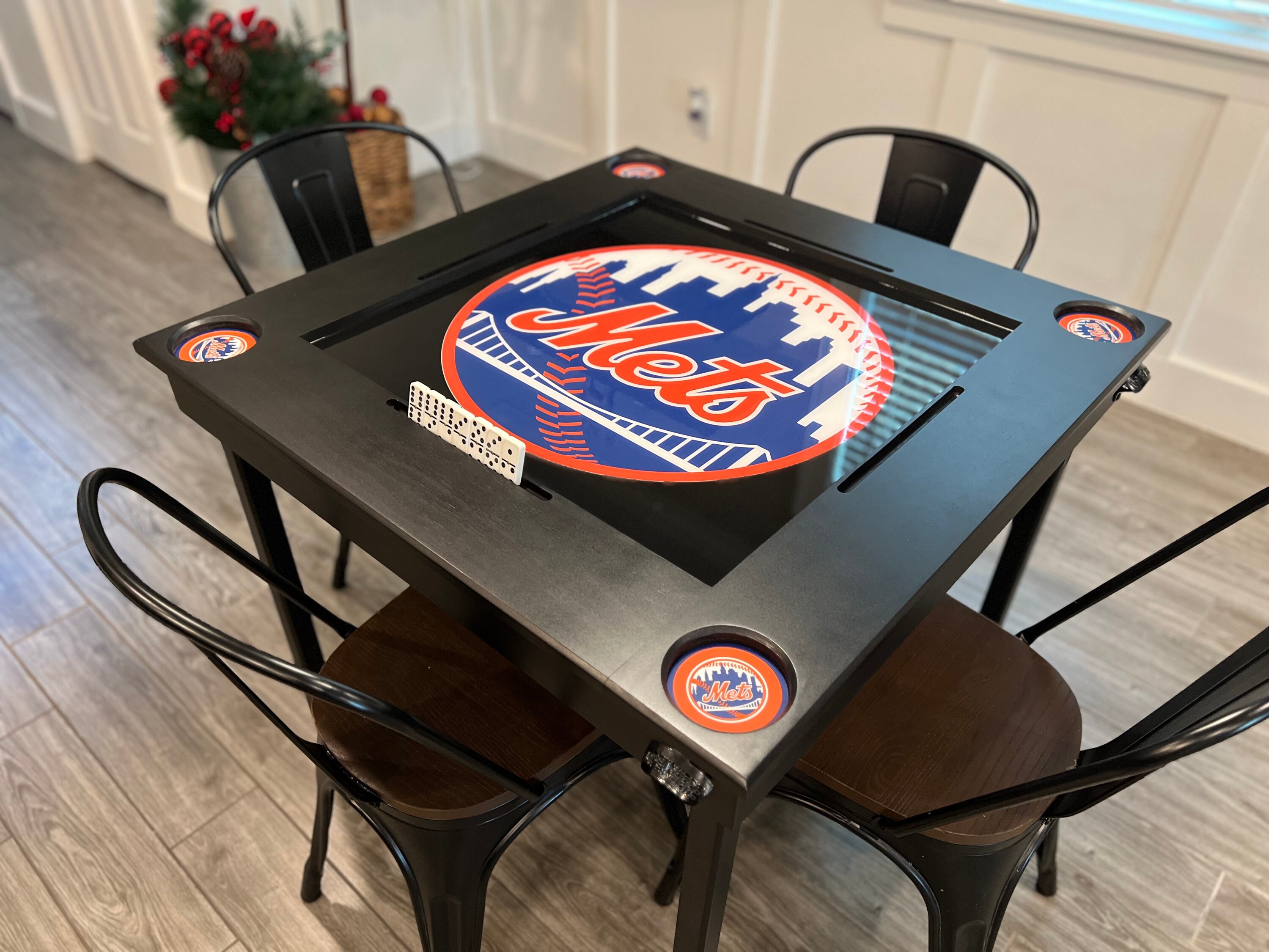 Custom New York Mets Domino Table Etsy