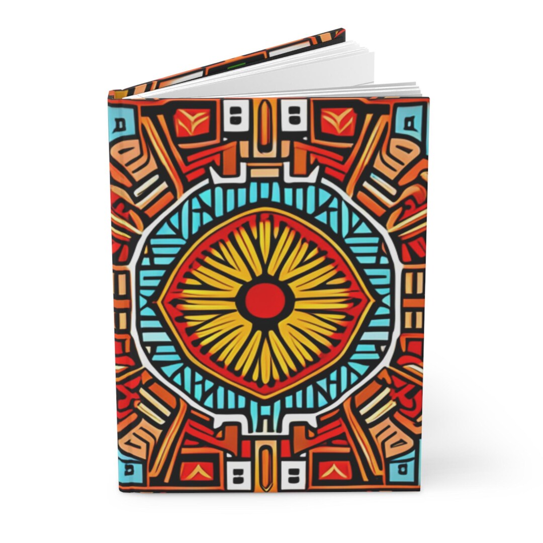 African Design Journal, Tribal Print Notebook, Ethnic Pattern Diary ...