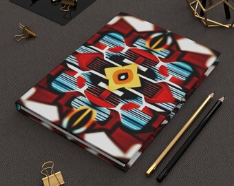 Native Journal - Hardcover Matte, Notebook, Diary, Stationery, Writing, Boho Gift, Tribal Journal, Indigenous Journal