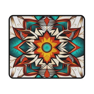 Alfombrilla de ratón antideslizante para juegos, diseño tribal, accesorio de escritorio, decoración de oficina, regalo para gamers, accesorios de ordenador