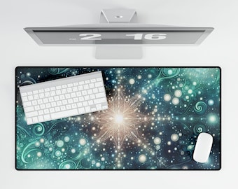 Tapetes de escritorio cósmicos: diseños celestiales para decoración de oficina, juegos y oficina en casa. Regalo único para amantes del espacio. Accesorios personalizados.