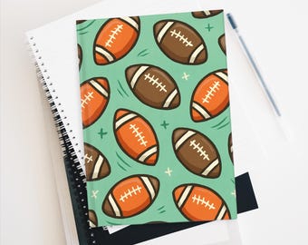 Football-Themed Journal for Sports Lovers, Perfect for Game Day Notes, Gifts for Coaches, Players, Fans, Holiday Gifts