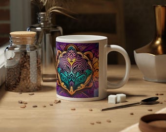 Hidden Message Coffee Mug 20oz Ceramic Aloha Tea Cup Morning Gift - Etsy