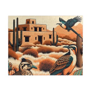 Jigsaw Puzzle, Southwestern Design, 520-Piece, Fun Family Activity, Challenging Game, Relaxing Hobby, Gift for Puzzle Enthusiasts, Home