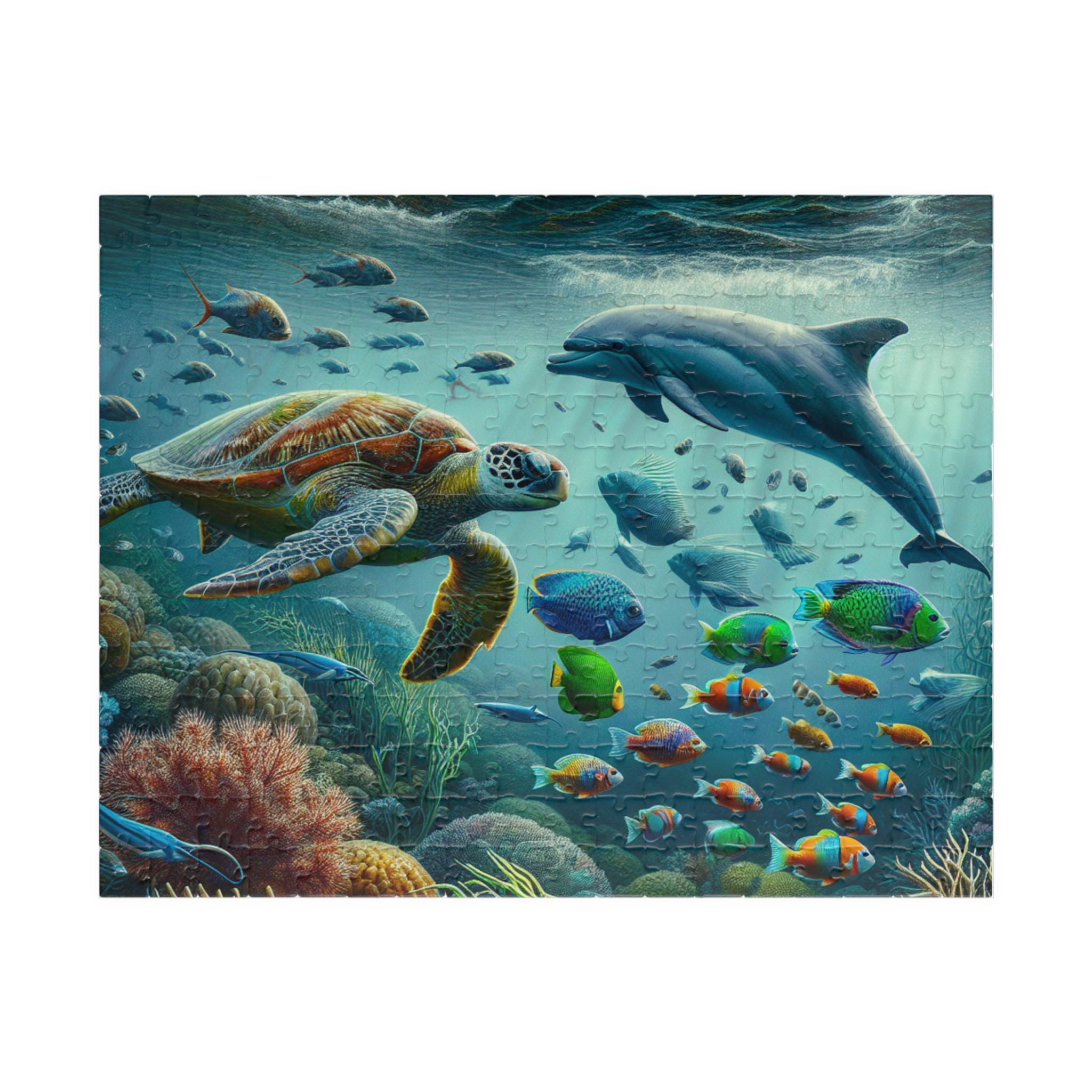 Ocean Adventure Puzzle – Underwater Marine Life, Family Game Night