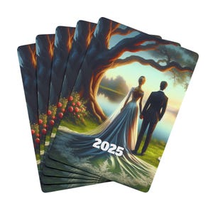 Custom pokerspeelkaarten - unieke trouwbedankjes, game-avondbenodigdheden, cadeau voor gamers, jubileum, casinofeest