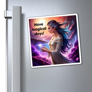 Encouragement Magnet, Motivational Kitchen Fridge Decor, Inspirational Office Magnet, Positive Reminder Gift, Cute Quote Refrigerator Decal