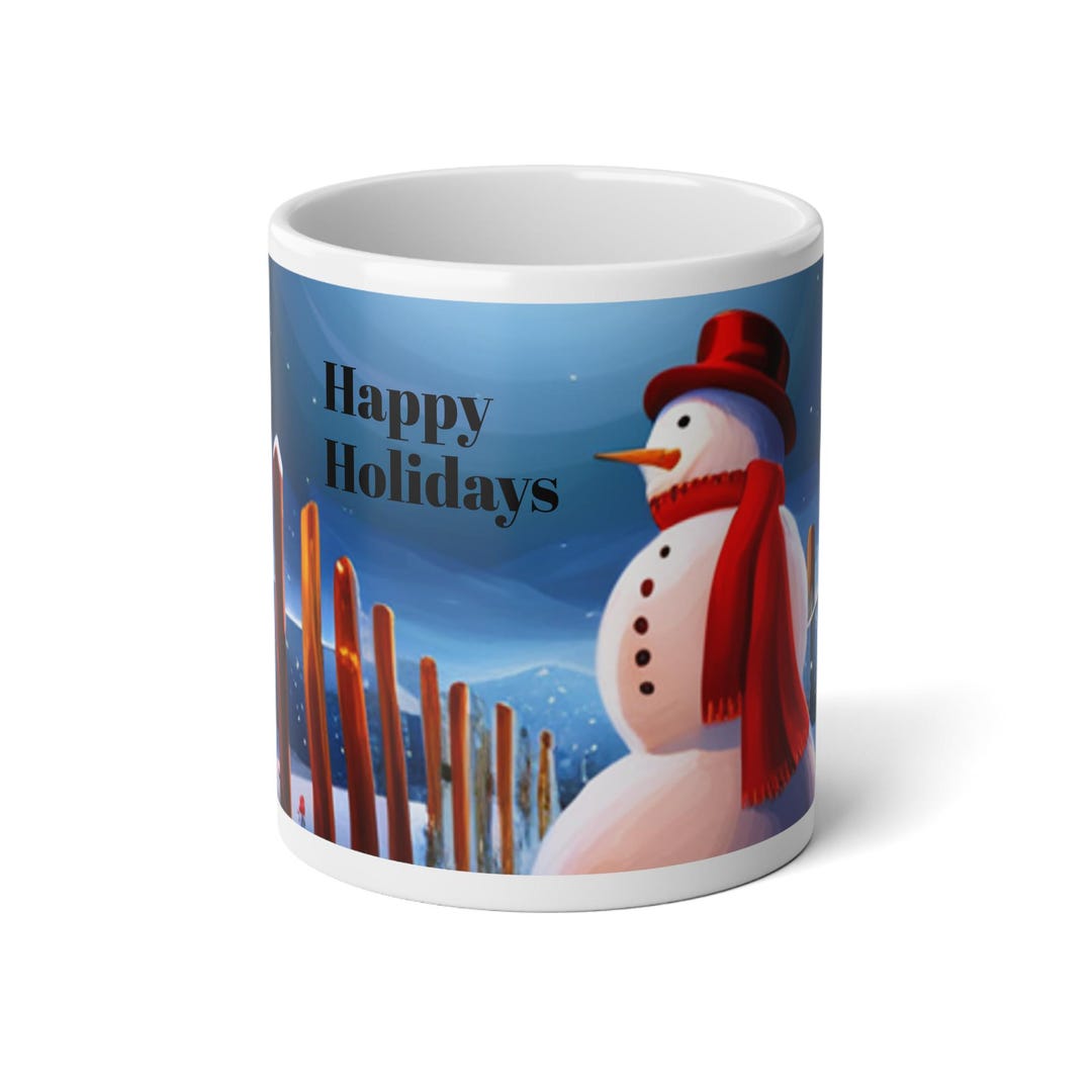 Snow Man - coco Snowman with Cocoa Ornament – Jim Shore