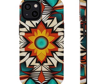 Native Design Phone Case, Impact-Resistant Protective Cover