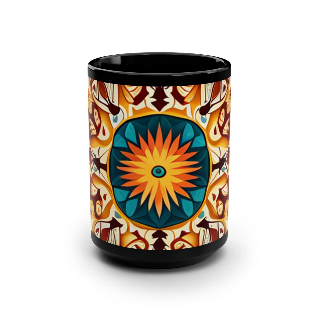 Indigenous Mug, Native American Gift, Tribal Coffee Cup, Ethnic Tea Mug ...