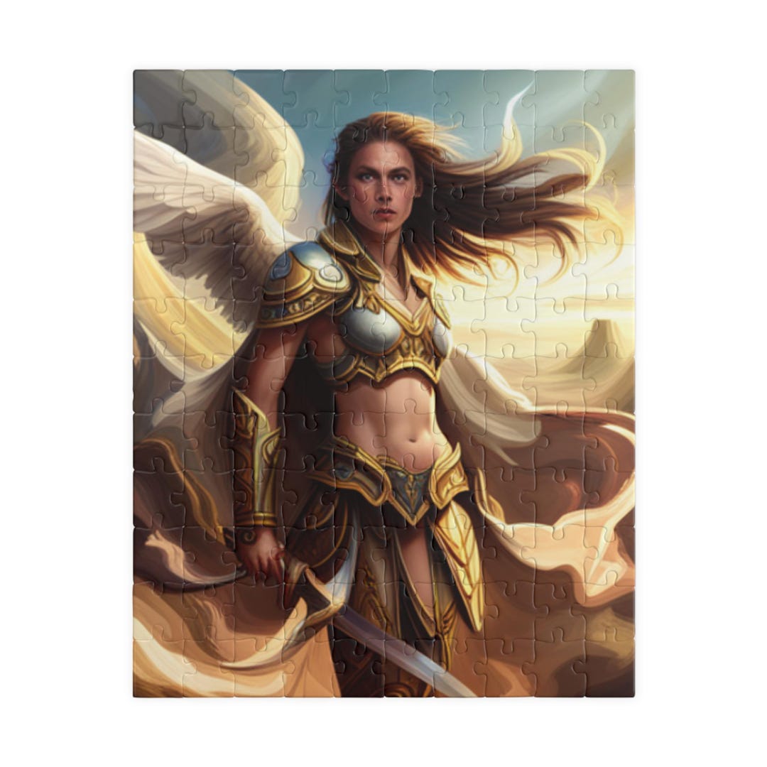Angel Jigsaw Puzzle - Heavenly Puzzle for Adults, Cherub Puzzle Game ...