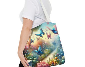 Butterfly Tote Bag - Beautiful and Functional Accessory for Nature Lovers, Stylish Tote Bag, Shopping Bag, Beach Bag, Gift for Her,