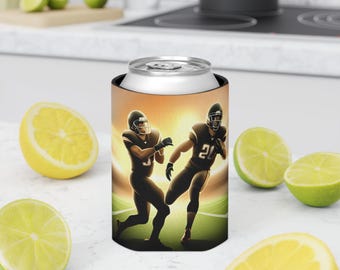 Blikjeskoeler voetbal: houder sportbeker, drankhoes bumper, bierisolatie wedstrijddag, favoriet voetbalfeest