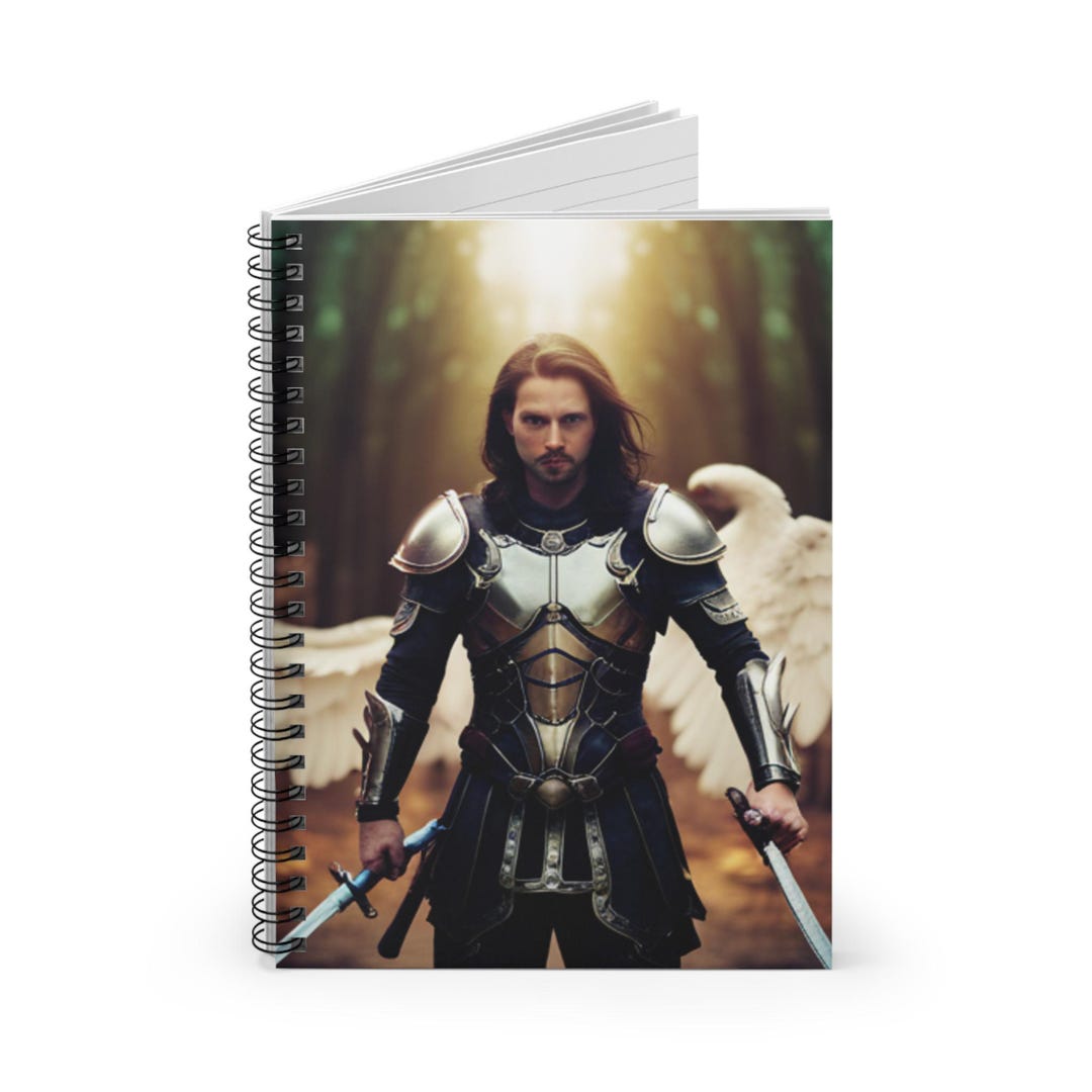 Fantasy Warrior Spiral Notebook, Ethereal Notebook, Gift for Cosplay ...