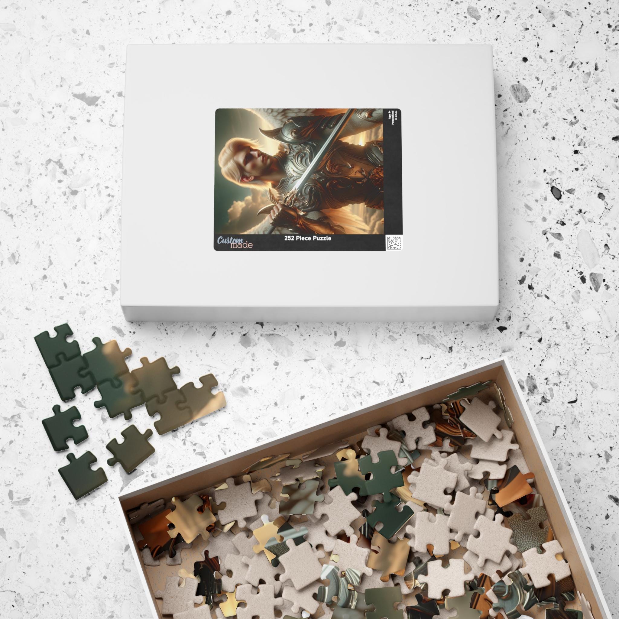 Warrior Angel Jigsaw Puzzle – Intricate Adult Hobby, Religious