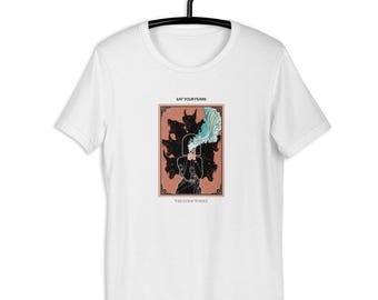 Eat Your Fears Oracle Card T-Shirt | Creation Codes Graphic Tee