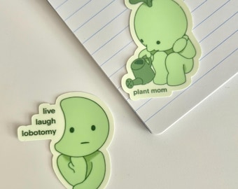 smiski sundays glow in the dark vinyl stickers