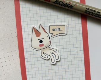toro inoue sniffing vinyl sticker