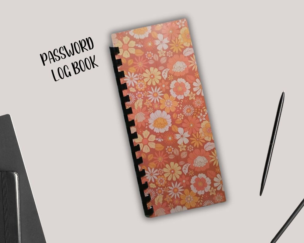 Account Password Logbook Tracker-notebook-planner-journal-small Compac ...
