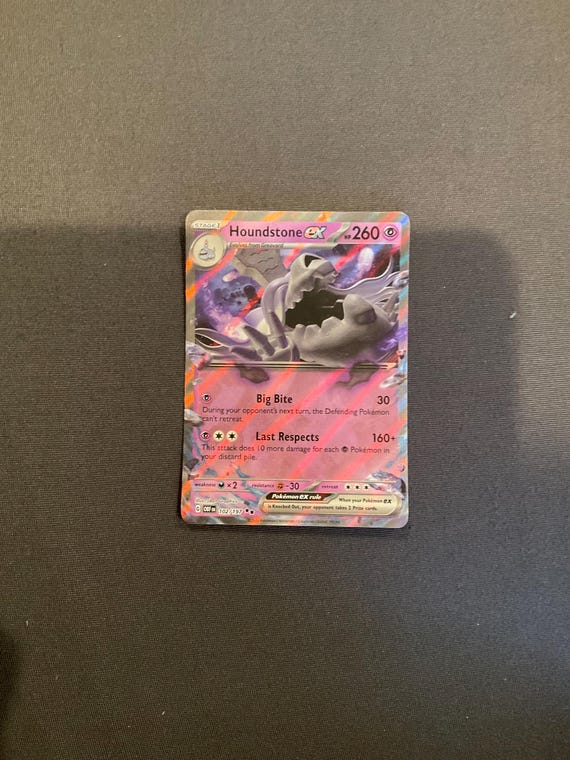 houndstone pokemon card value Ex [P] Big Bite (30) During your opponent’s next turn Houndstone #145 Prices | Pokemon
