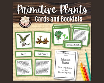 Montessori Botany Printables: Early Plant Science Cards for Elementary Education Materials