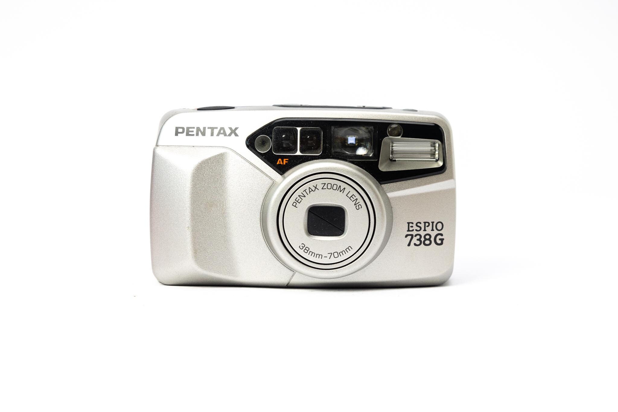 PENTAX ESPIO 738G コンパクトフィルムカメラ Pentax Espio 738G (Film tested) – SOLD – Kosmo Foto