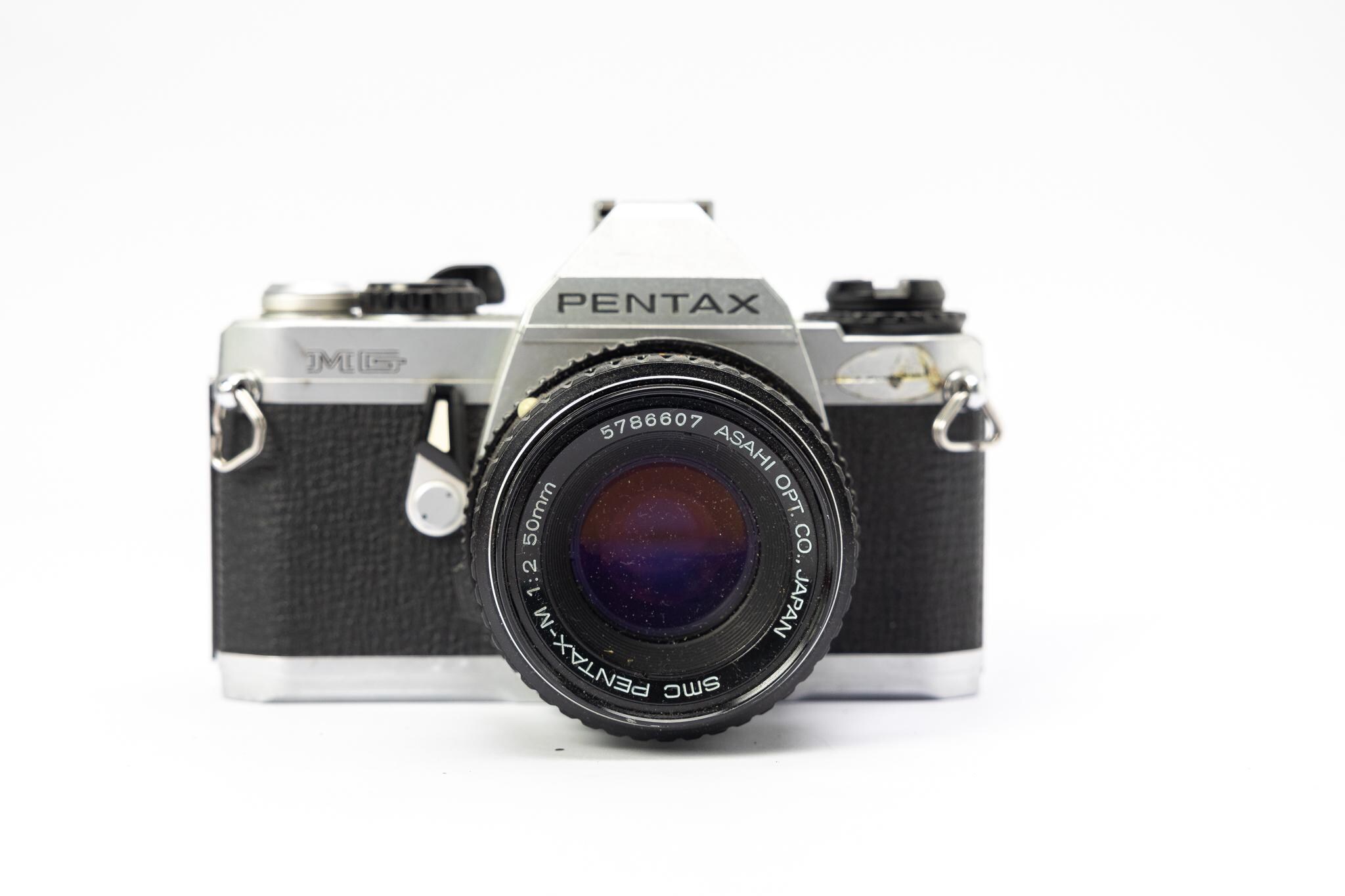 PENTAX MG SMC PENTAX 50mm f/2付き Pentax MG with Pentax SMC 50mm f2.0 AS IS - Read | eBay