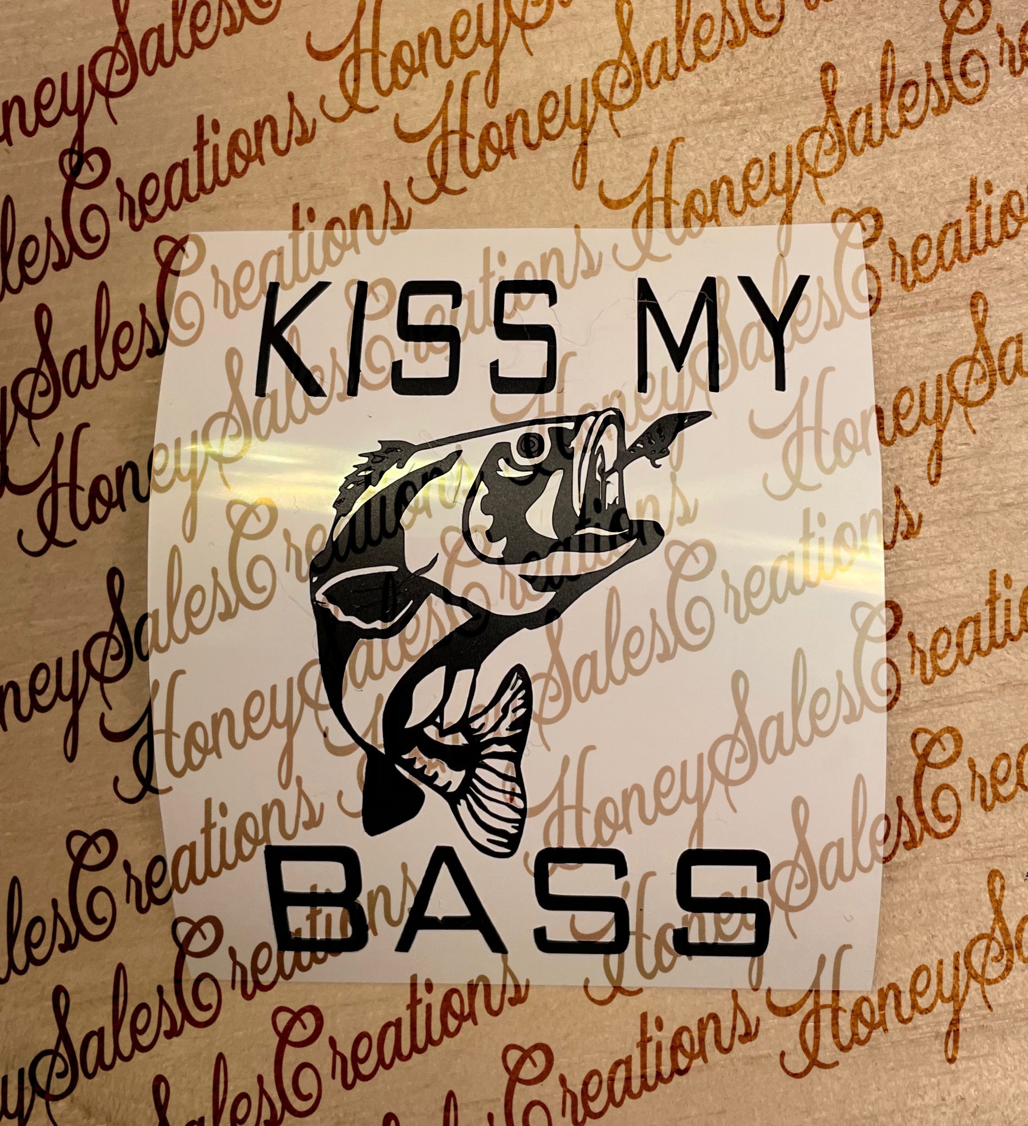 Kiss My Bass Sticker 