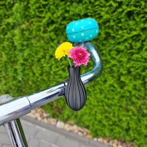 Vase de vélo, accessoire de vélo V2, mini vase, vase de guidon de vélo, cadeau pour cyclistes, accessoires de vélo, vase à fleurs de vélo image 1