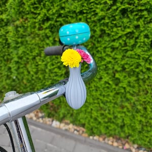 Vase de vélo, accessoire de vélo V2, mini vase, vase de guidon de vélo, cadeau pour cyclistes, accessoires de vélo, vase à fleurs de vélo image 3