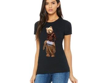 The Box Bear Sexy Women's Crew camiseta, camisetas