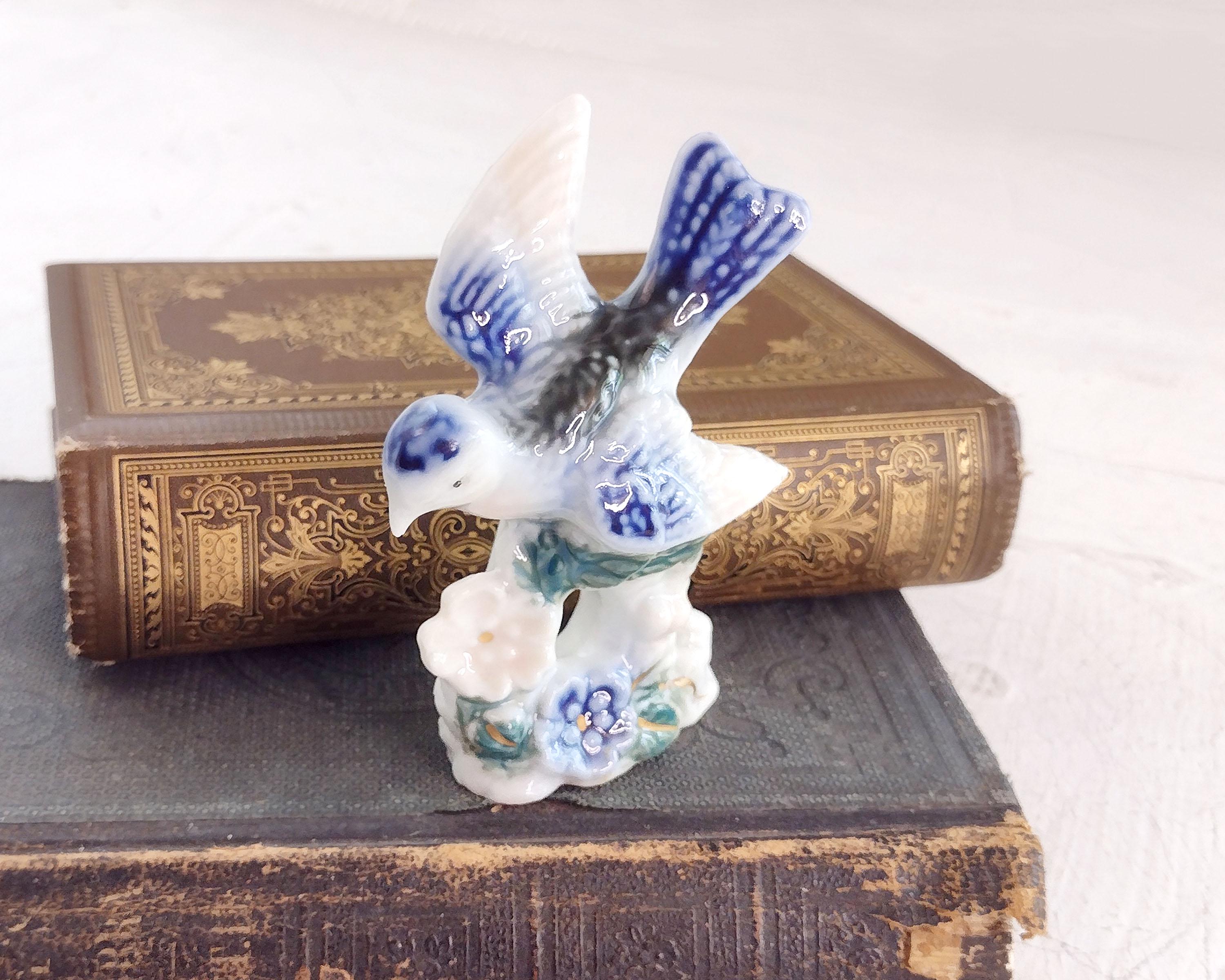 Blue Bird Figurine Japan - Etsy