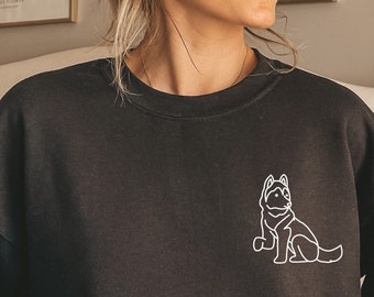 Siberian husky sweatshirt, Husky Mama Sweatshirt Shirt, Husky Mom Sweatshirt Shirt, Husky Mom Gift, Dog Mom Dad, Husky gift, Husky Lovers