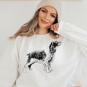 Spaniel dog sweatshirt, Spaniel Mama Sweatshirt Shirt, Spaniel Mom Sweatshirt Shirt, Spaniel Mom Gift, Dog Mom Dad, Spaniel Gift Lovers