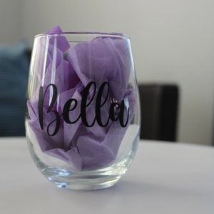 Personalized Custom Glass Wine Tumbler
