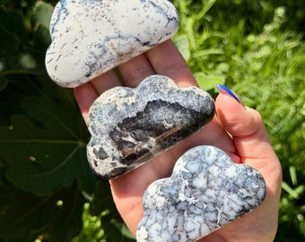 Dendritic Opal Clouds | Crystal Cloud Carvings