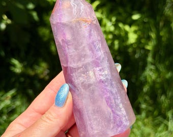 Purple Fluorite Point
