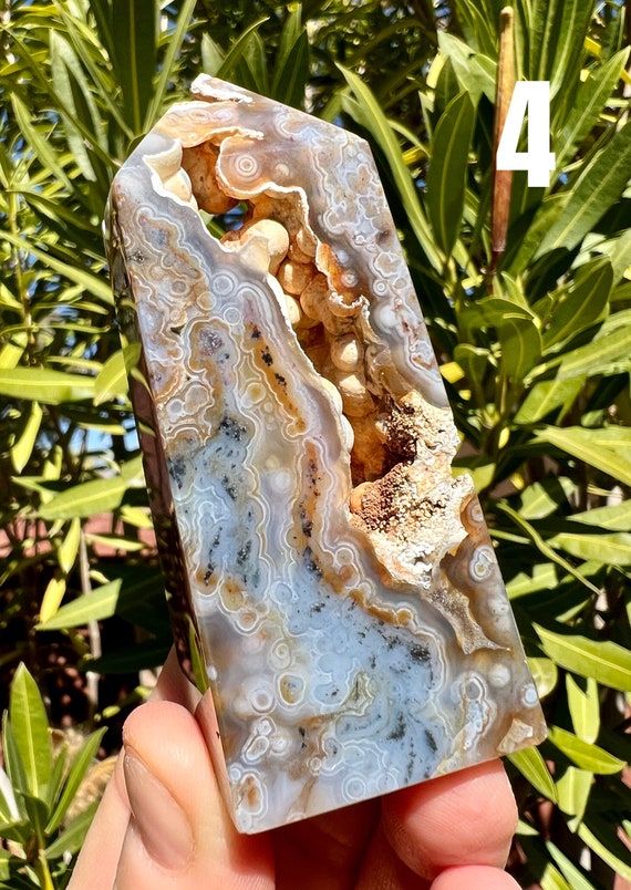 脈のないジャスパーポイント | 球状ジャスパー | ブルーブラウン