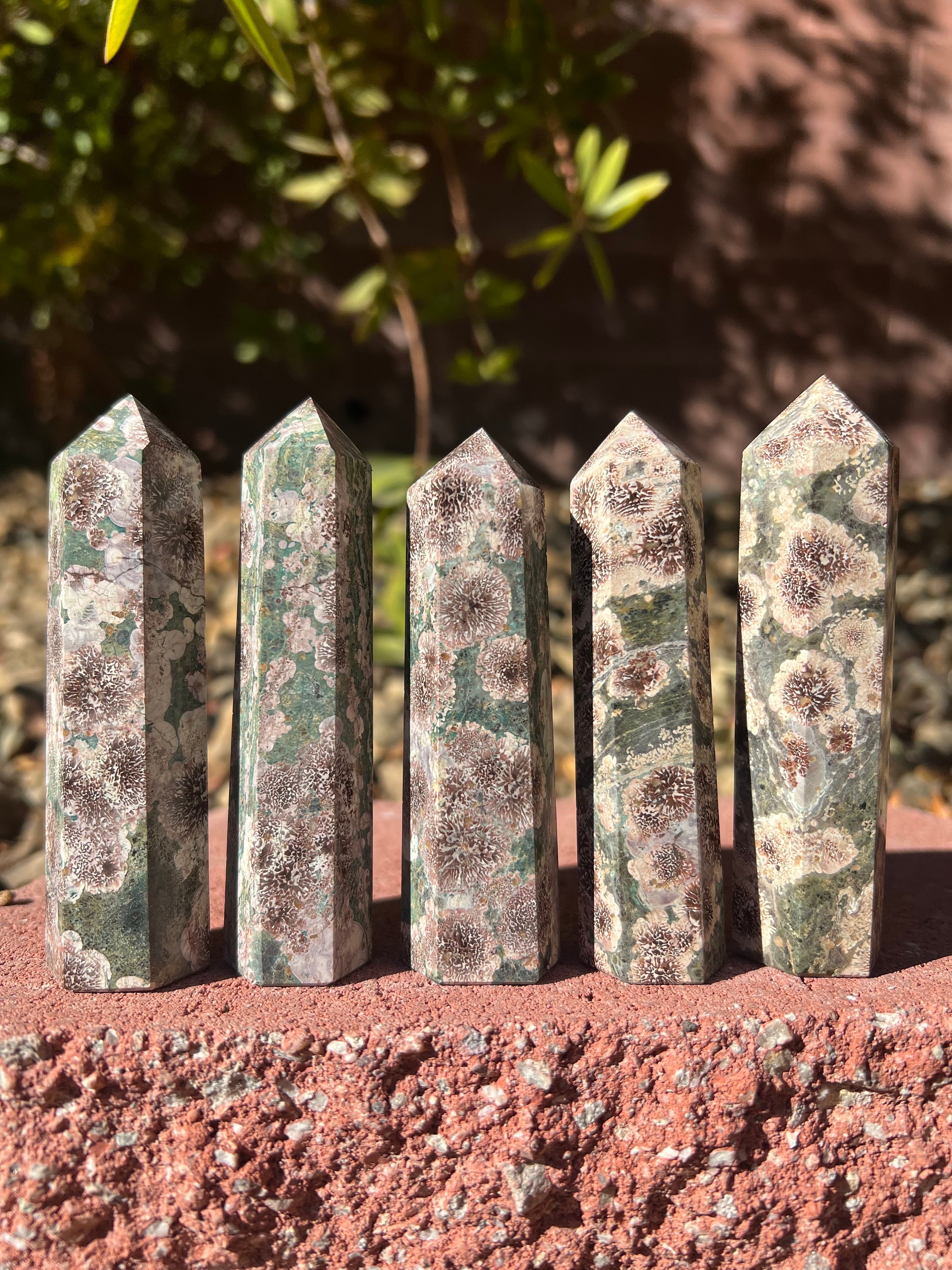 Russian Flower Jasper Point | Flower Jasper | Flower Rhyolite