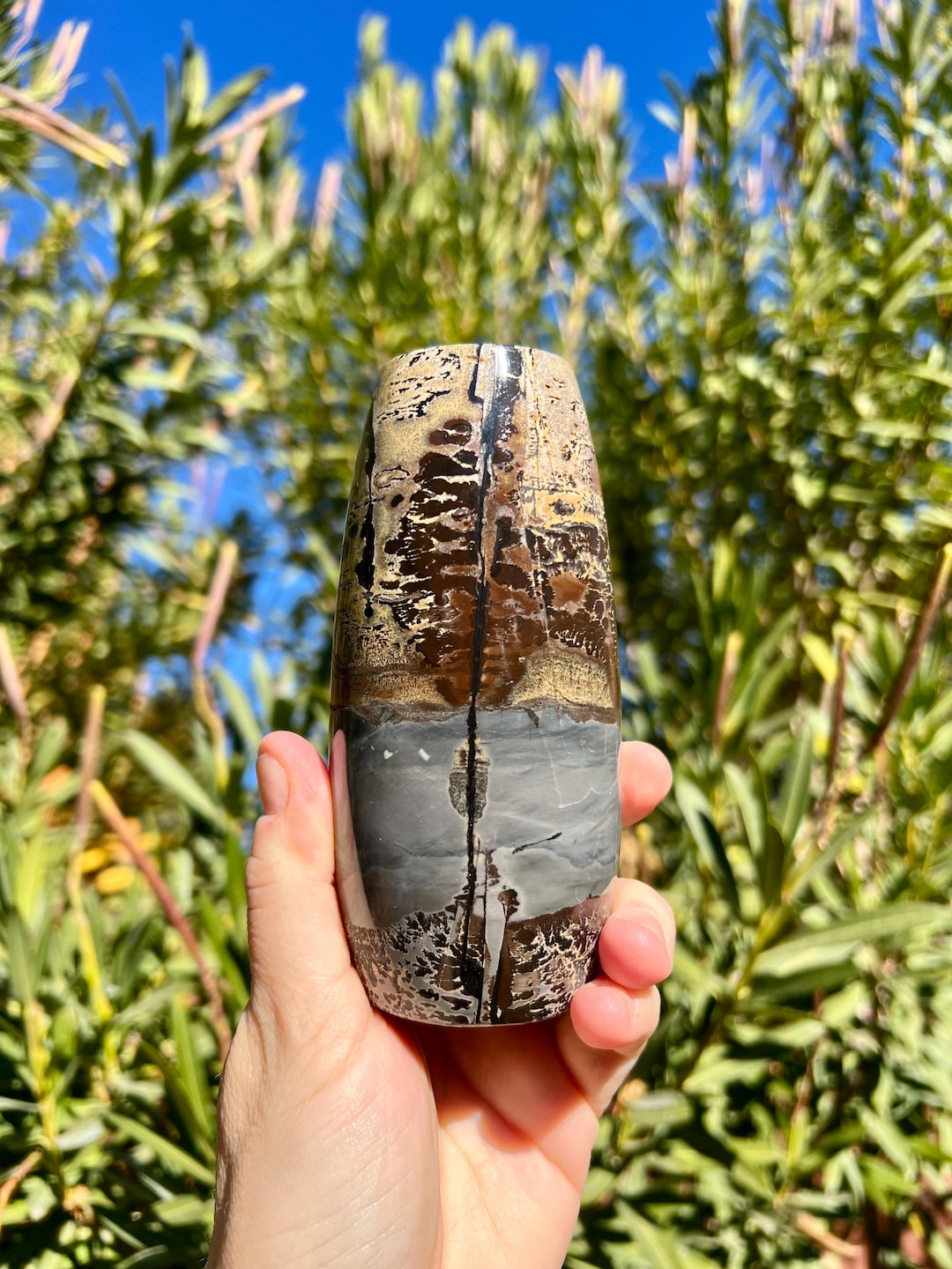 ピクチャー ジャスパー花瓶 | ピクチャー ジャスパー花瓶彫刻 | デンド